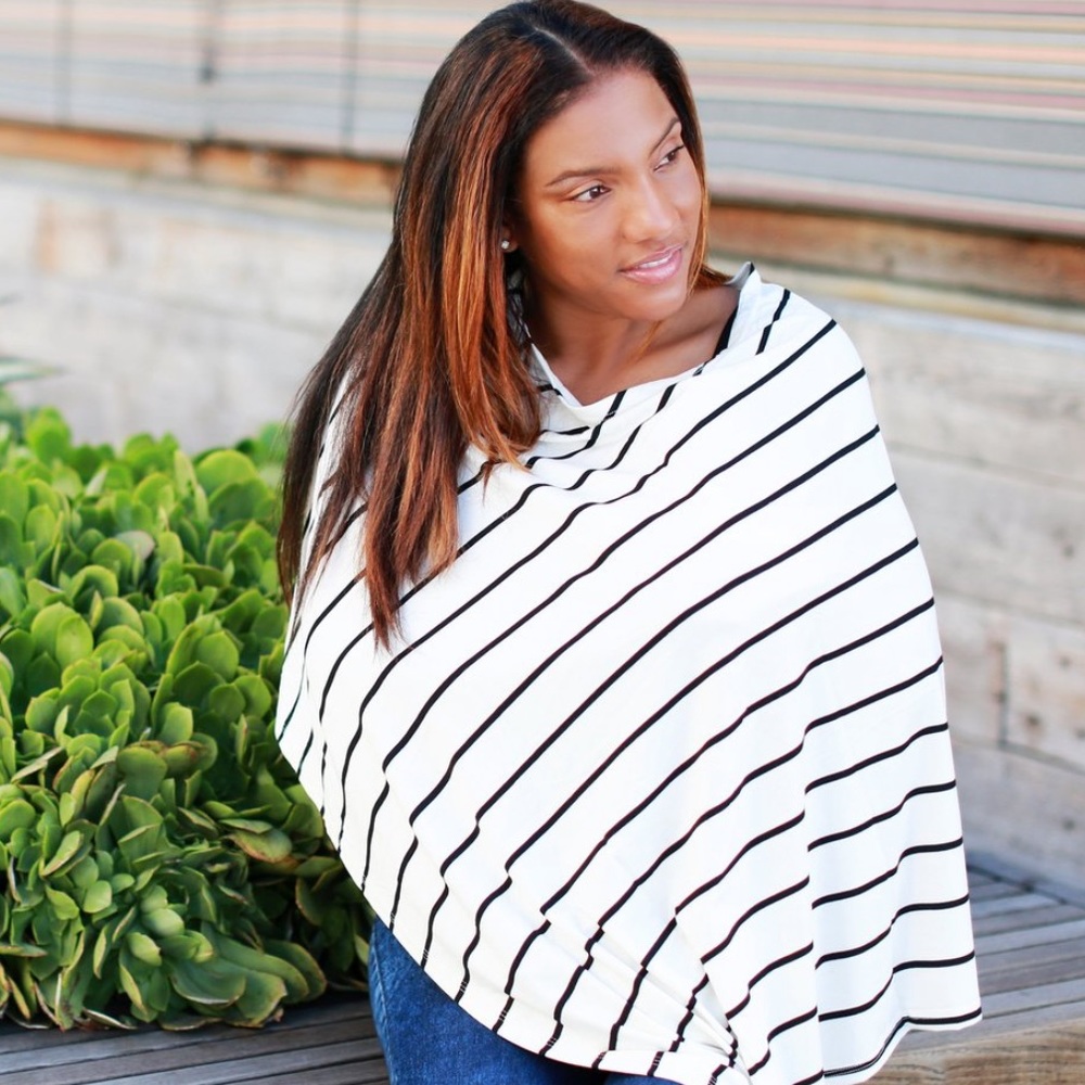 Striped nursing cover!